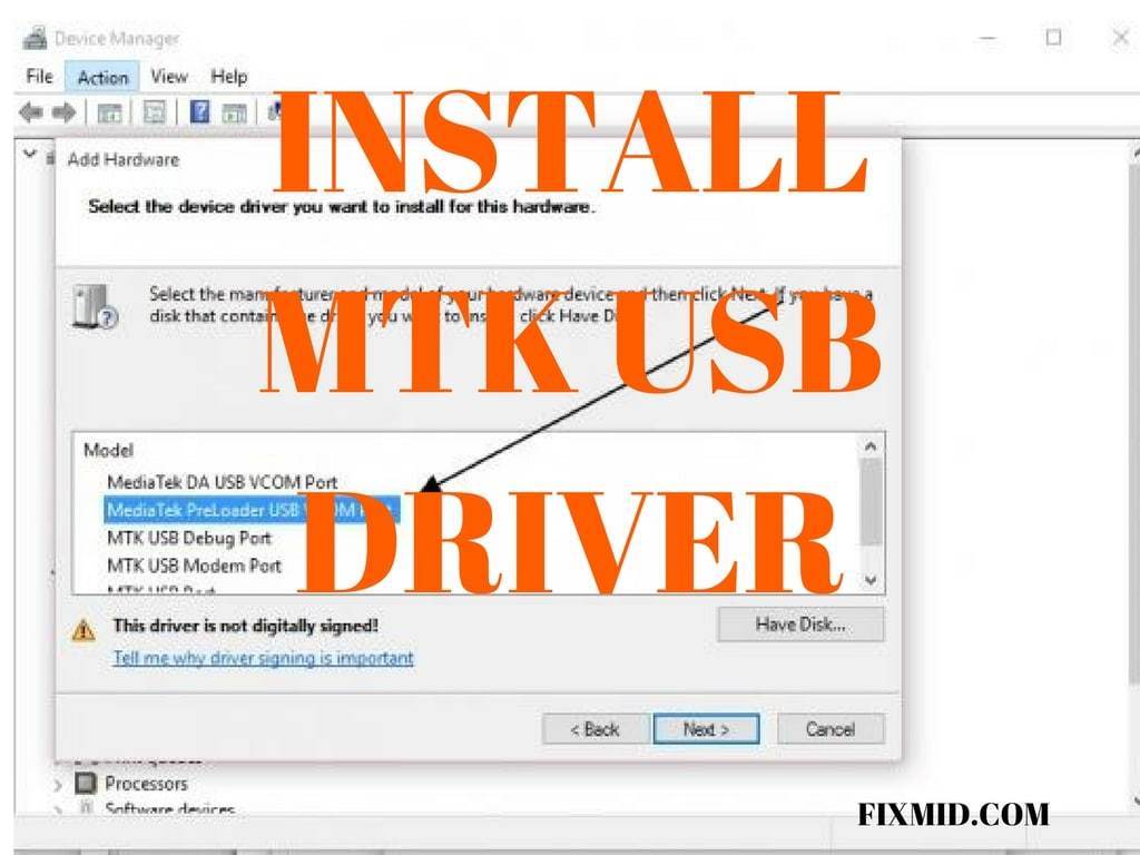 Mtk usb driver windows 10 download